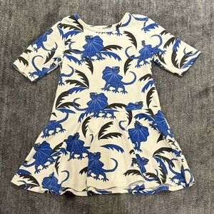 Mini Rodini drop waist dress size 116/122 (5-7 years)